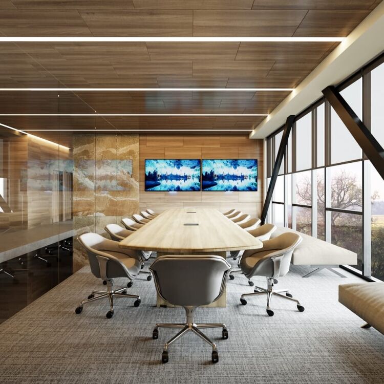 1758097455 Luxury conference room by Decorilla designer Courtney B