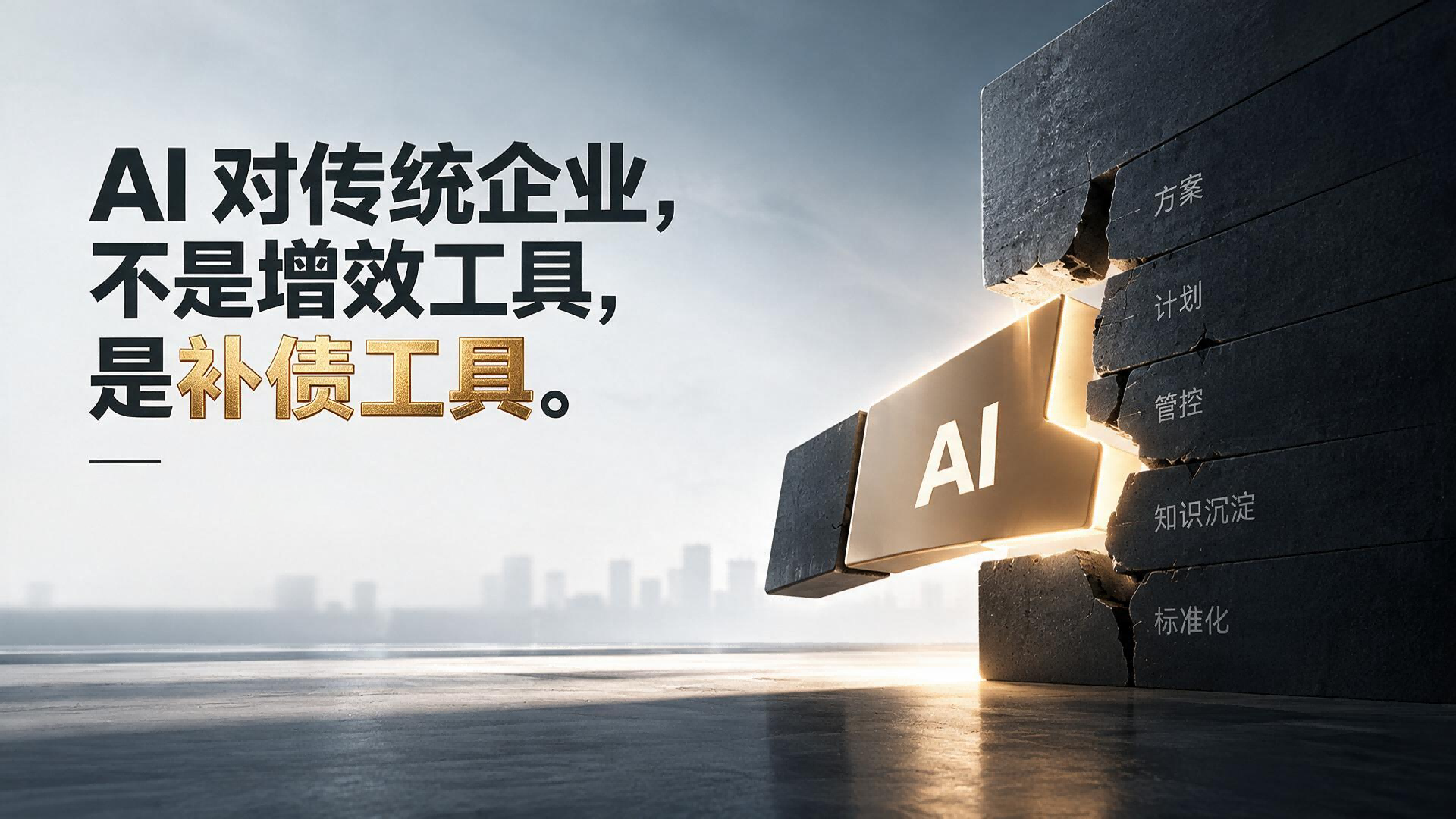 1789542293 jimeng 2026 09 16 5708 image修改这张图片，把右边的小文字效率低、流程长……改成方案、计划、管